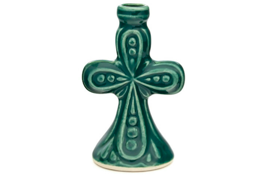 Cross Shape Ceramic Candlestick Cross Design Ceramic Candl Inspire