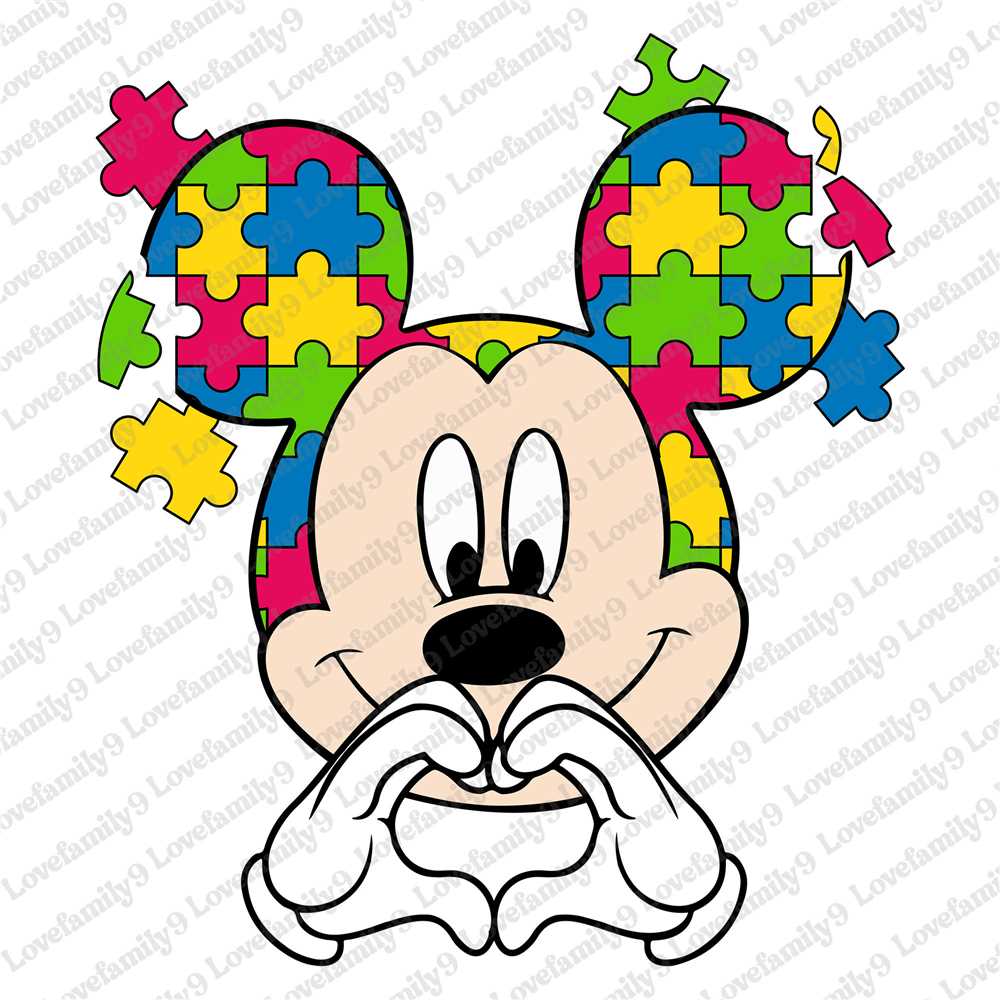 Autism Png Design, Mouse And Friends, Cartoon Character Auti | Inspire ...
