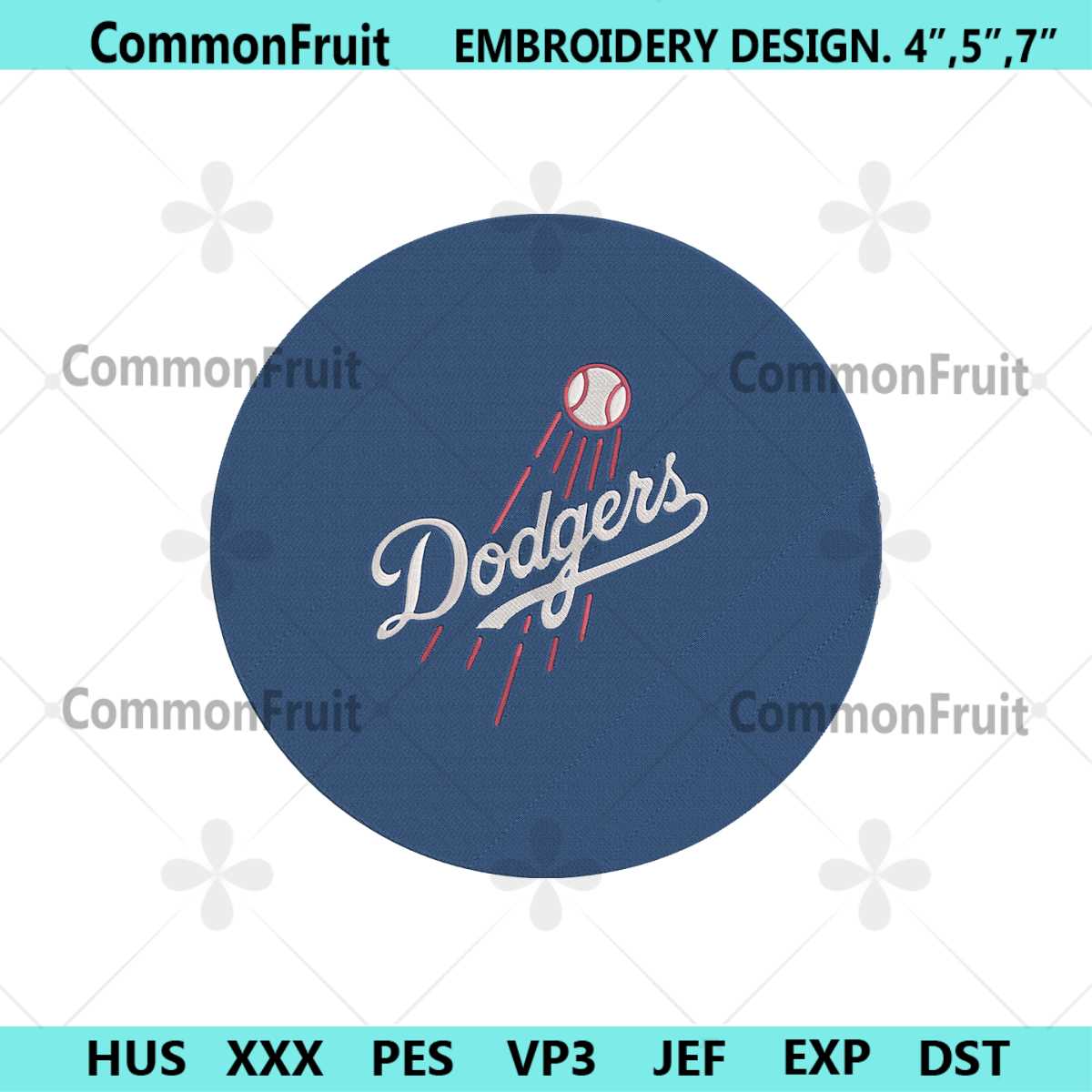 Dodgers Logo Machine Embroidery Download, Dogers