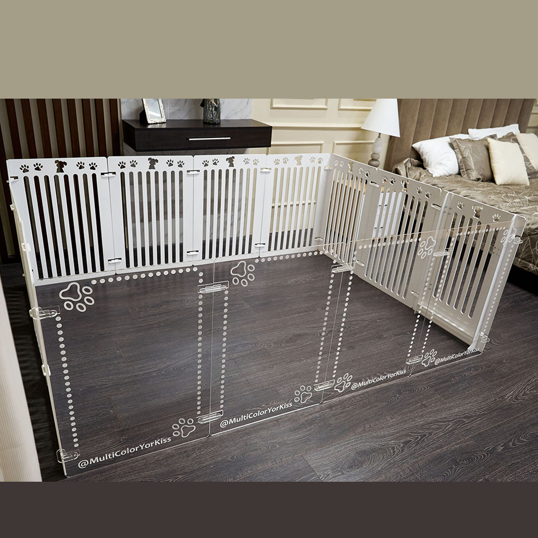 Clear pet dog playpen, dog crate furniture, rabbit house Inspire Uplift