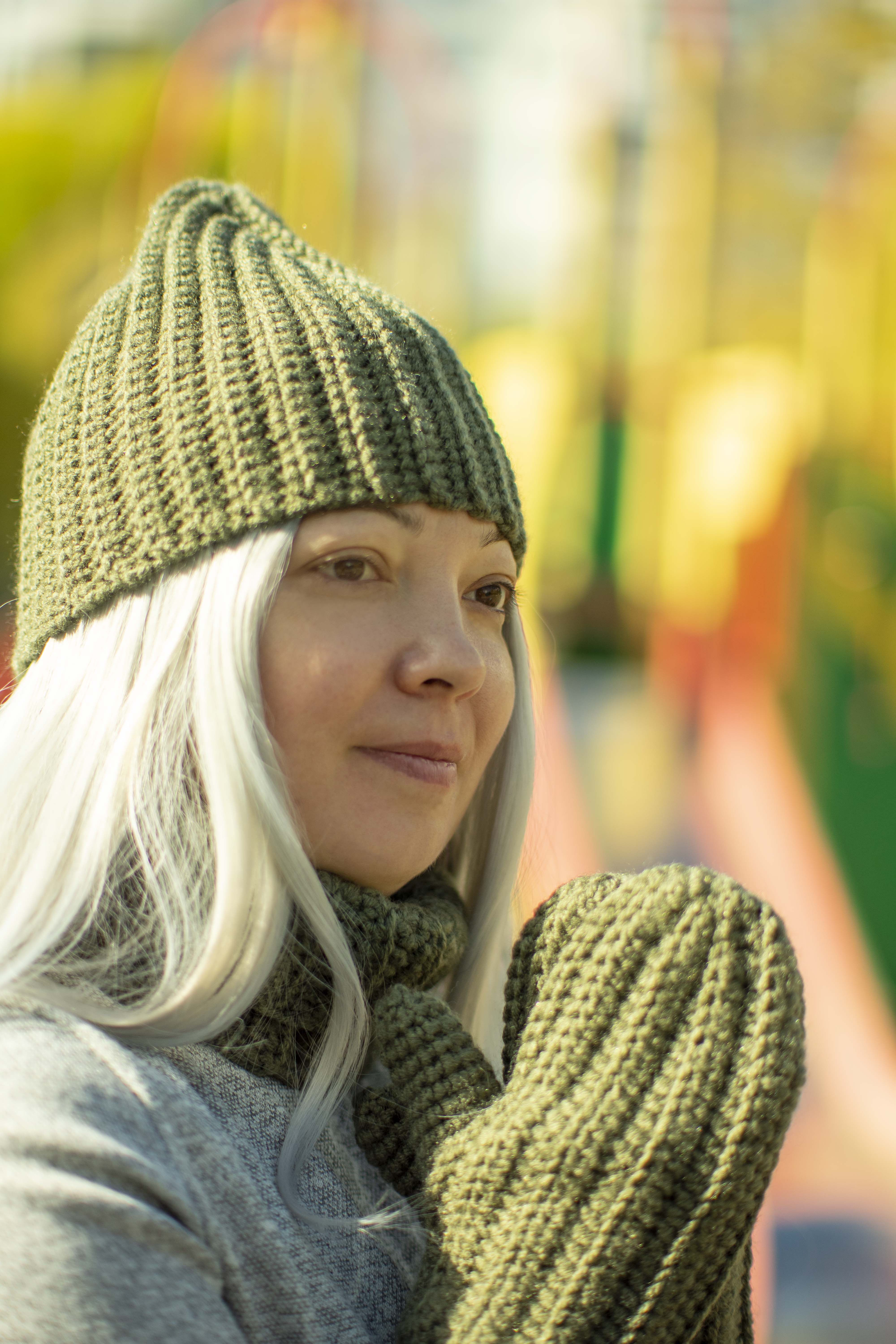 womens hat and mitten sets