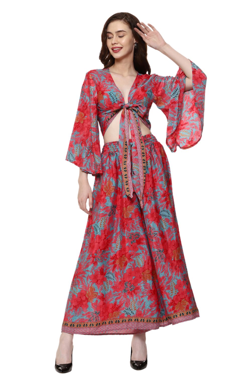 Co Ord 1000 Butta Silk Set - COSS01
