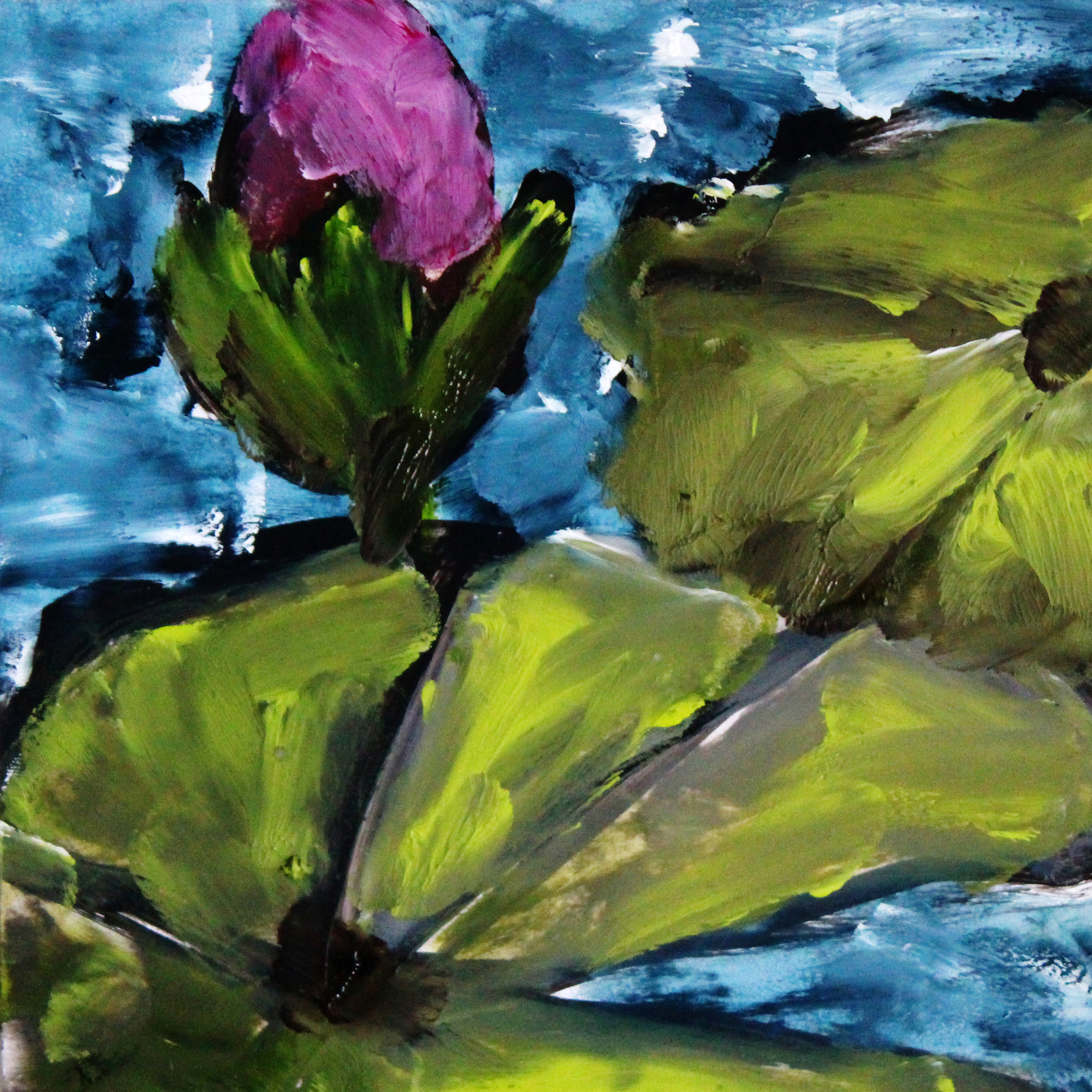Water lily pond oil painting Digital download art print Wate | Inspire ...