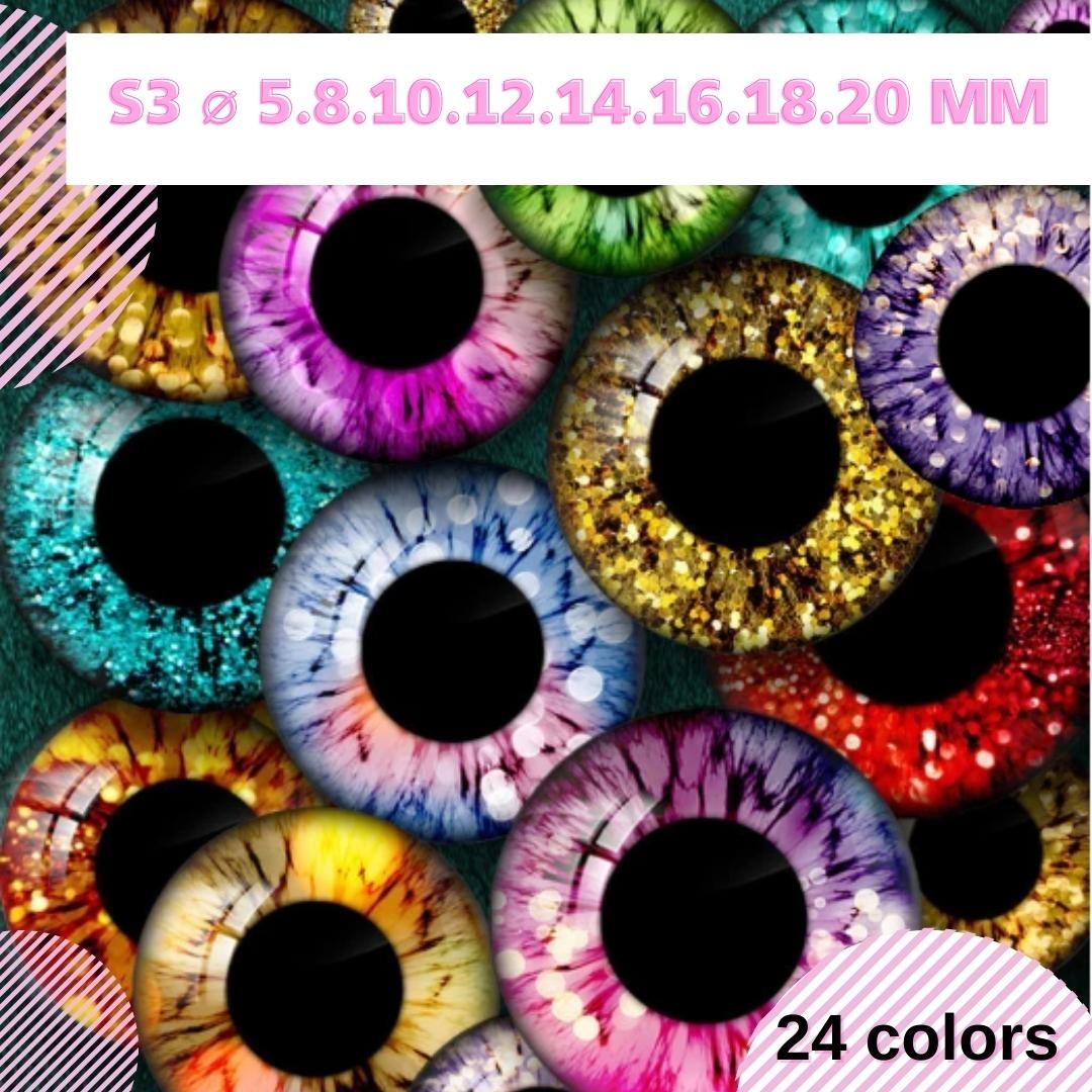 Doll Eyes, Realistic Irises Download, Digital eyes Collage, - Inspire ...