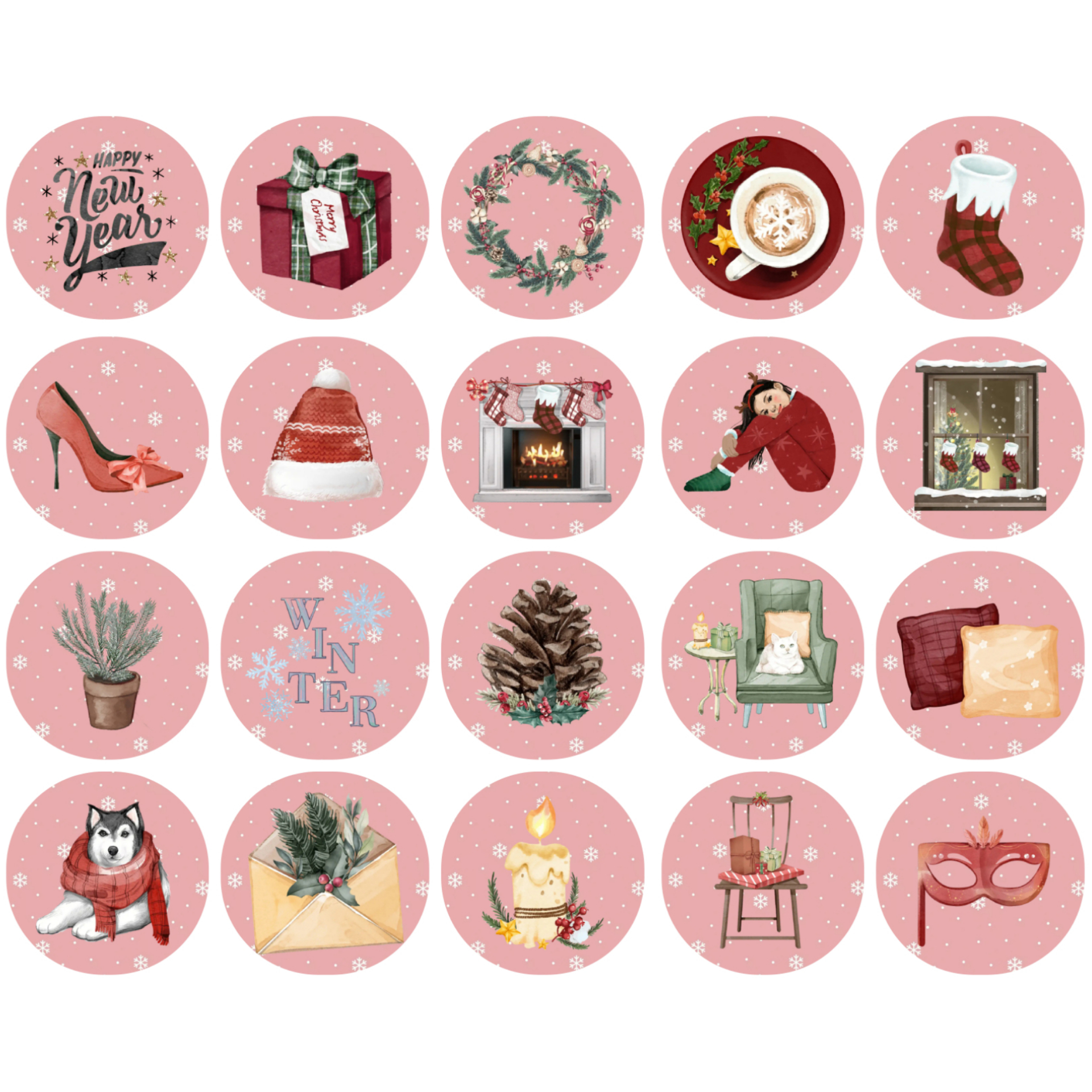 36 christmas icons for your beautiful instagram. New year so - Inspire