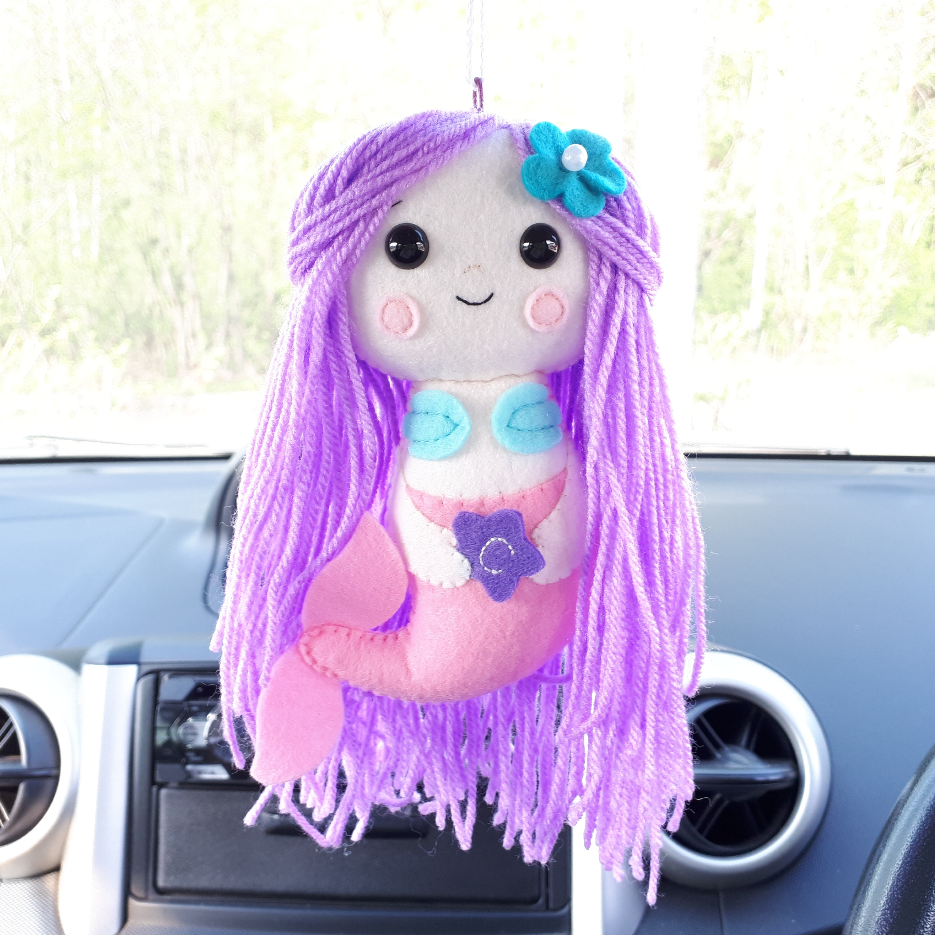 Mermaid doll, Mermaid decor, Little mermaid, Car accessories | Inspire ...