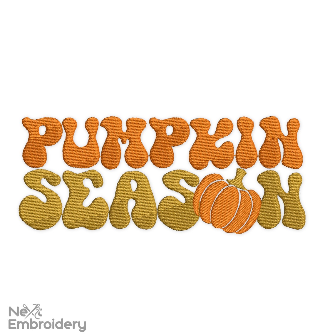 Pumpkin Season Embroidery Design, Fall embroidery designs | Inspire Uplift