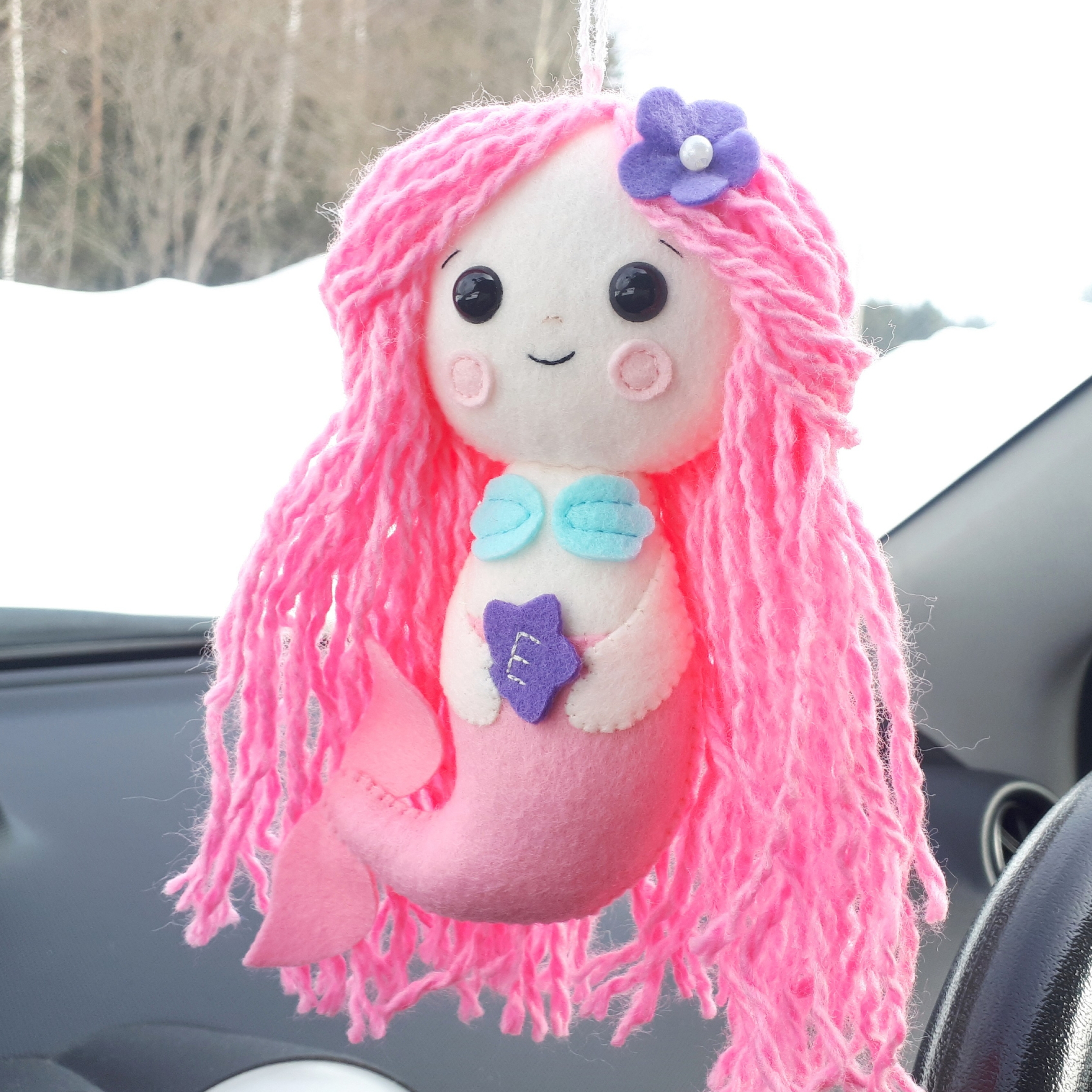 Mermaid doll, Mermaid decor, Little mermaid, Car accessories - Inspire ...