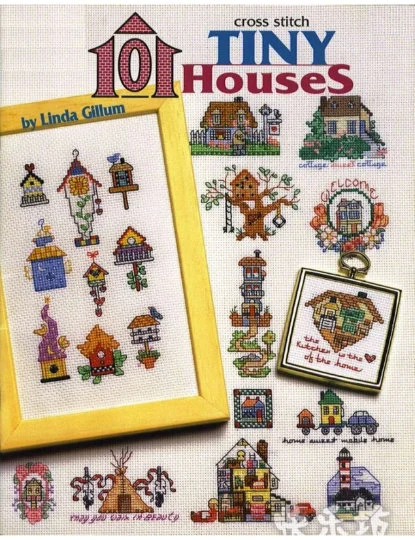 101 Houses / PDF Vintage Cross Stitch Pattern | Inspire Uplift