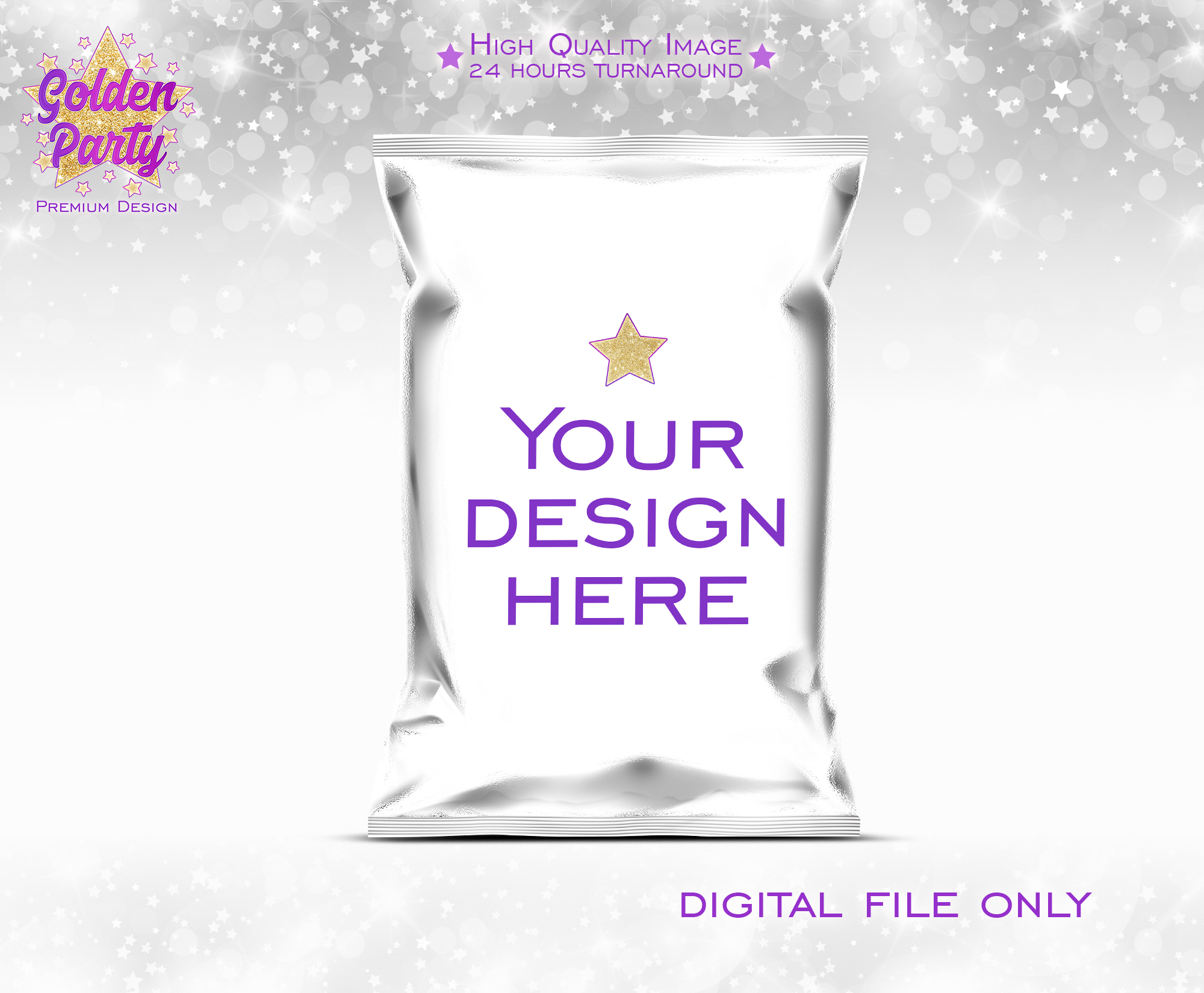 Any theme Custom chips bag, Custom chips Pouch, Custom candy Inspire