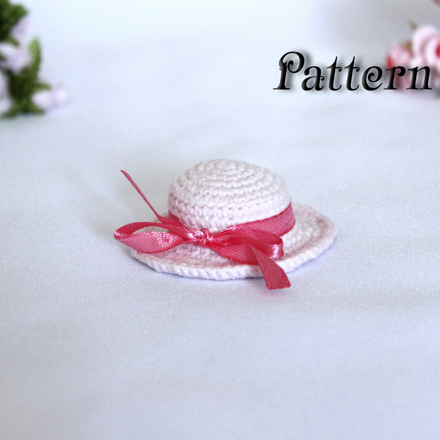 Easy crochet pattern amigurumi hat for toy or keychain Inspire Uplift