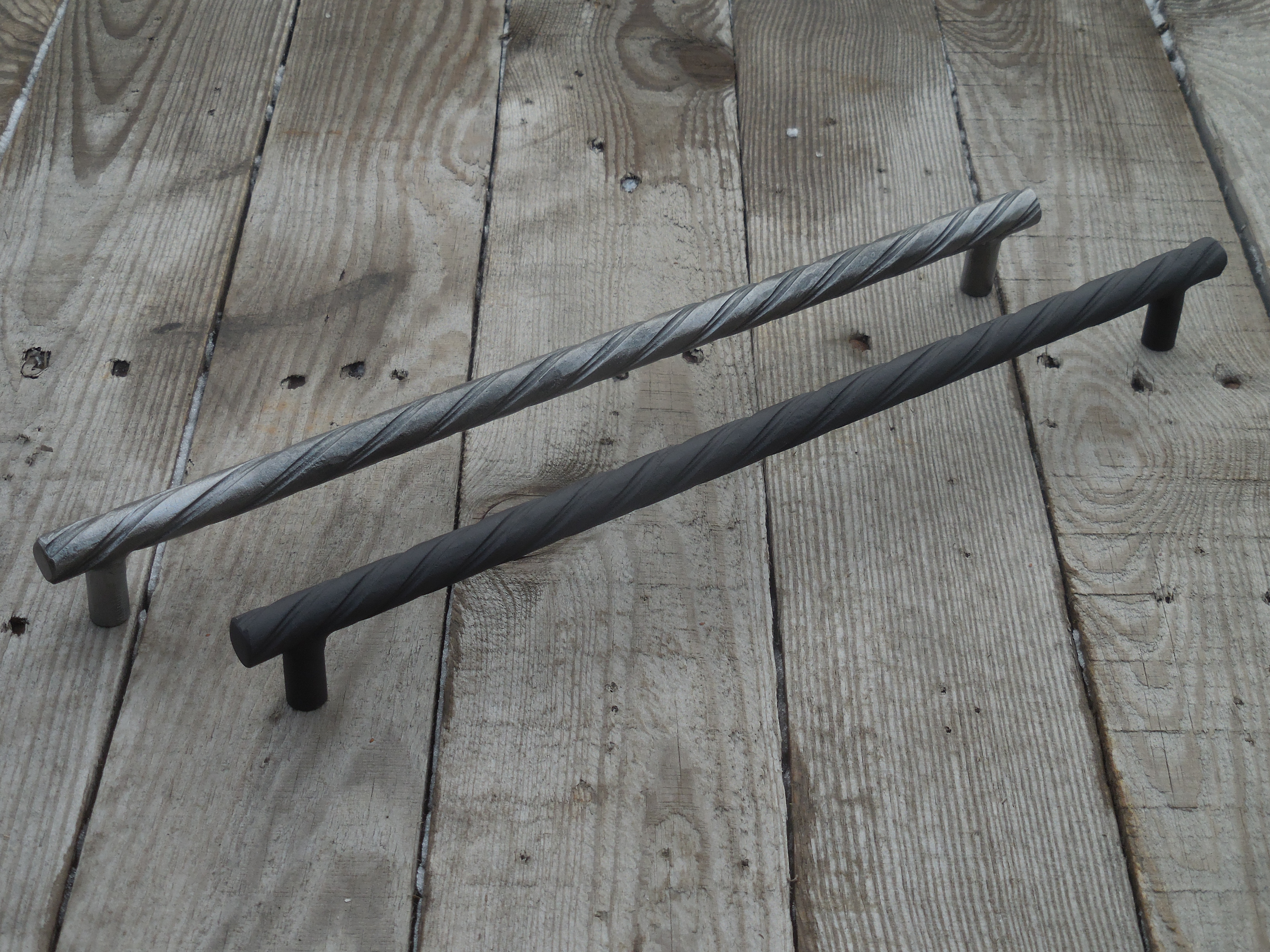 288 mm hand forged drawer pull (type 1), 11 3/8'' pull handl | Inspire ...