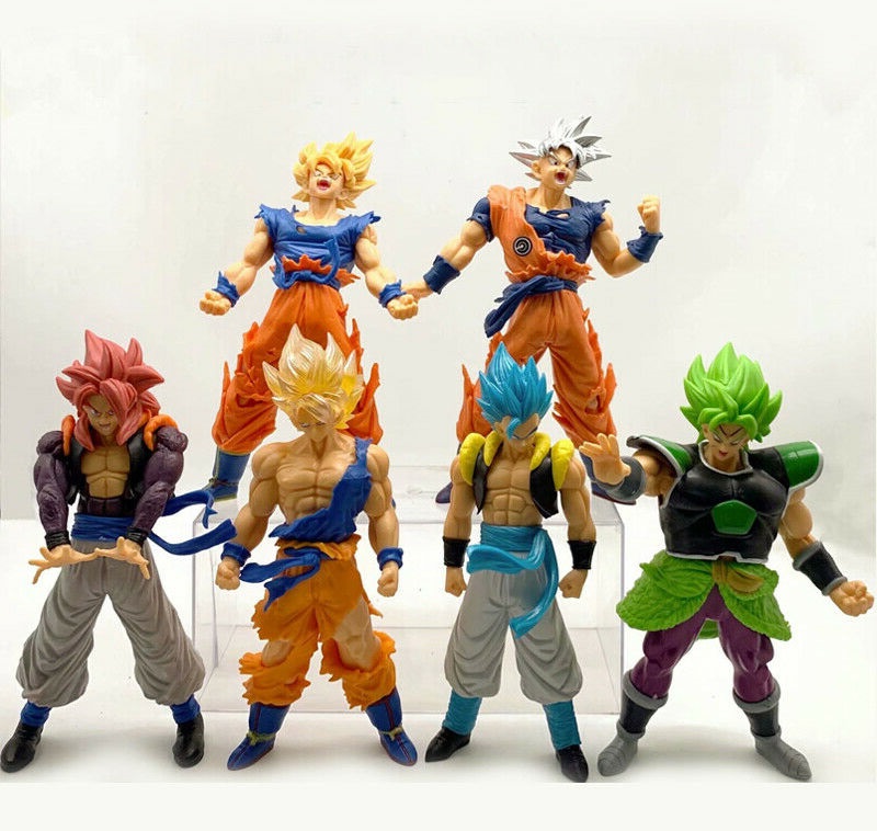 6pcs Set DragonBall Z Action Figure Super Saiyan Goku Son Go Inspire
