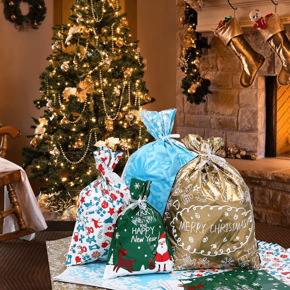 Unique Festive Gift Bags With Drawstrings Inspire Uplift