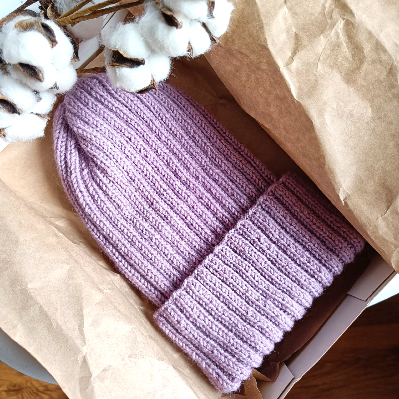 Handknitted dusty rose wool warm women hat beanie Beanie Christmas gifts Valentine day gift Wool hat Wool women hats