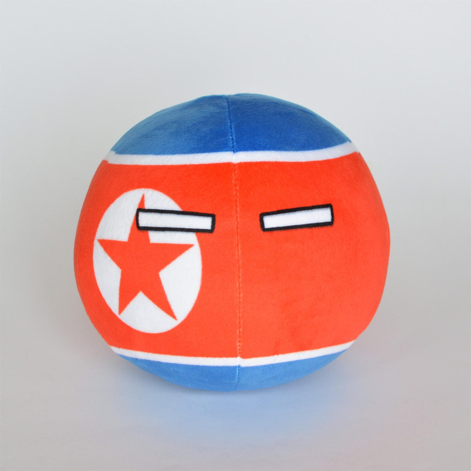 Plush countryballs toy with flag of North Korea Inspire Uplift