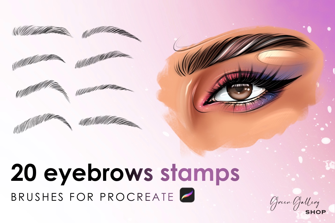 Procreate Eyebrows Brushes Eyebrows Brush Set Eyebrows T Inspire