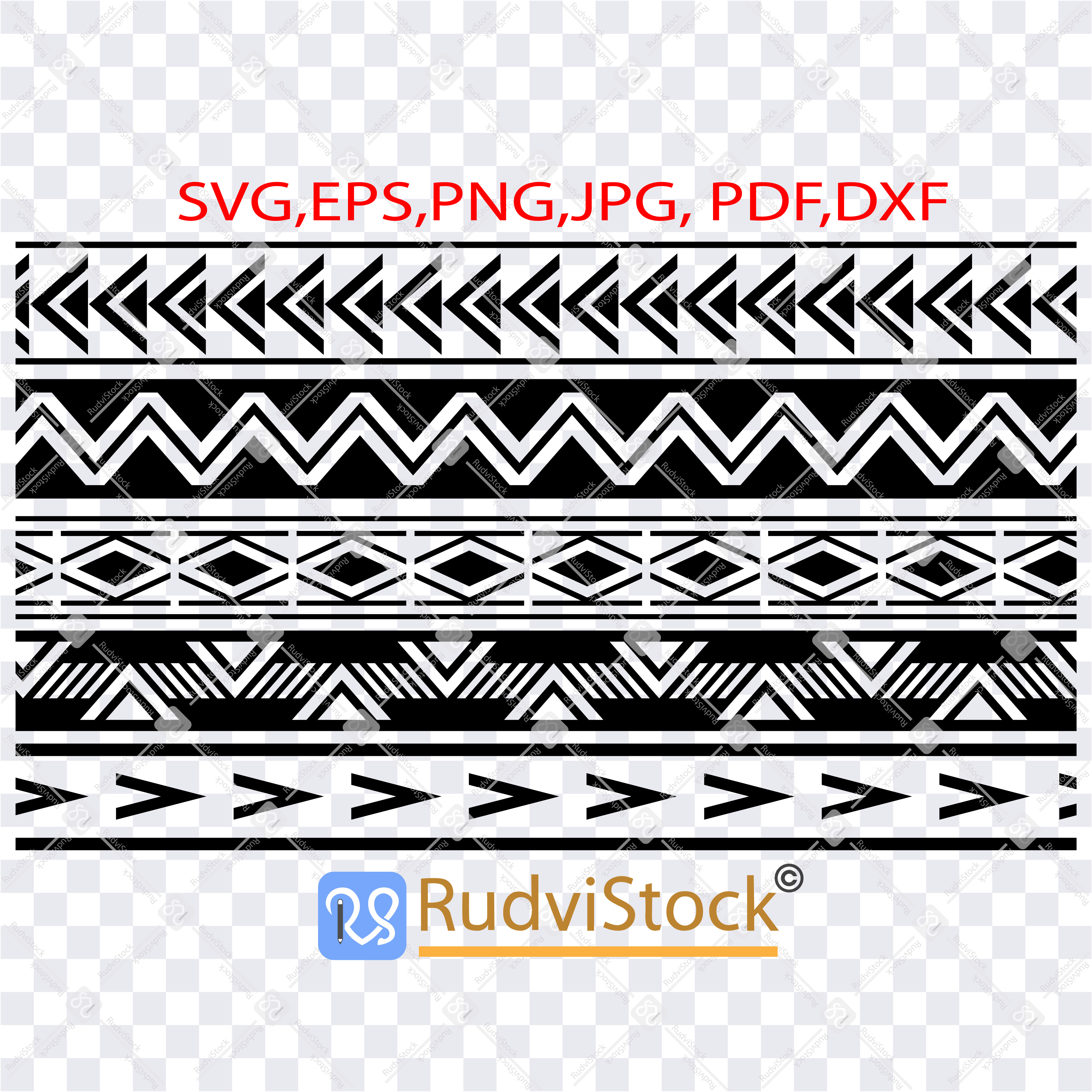 Polynesian svg design tattoo band | Inspire Uplift
