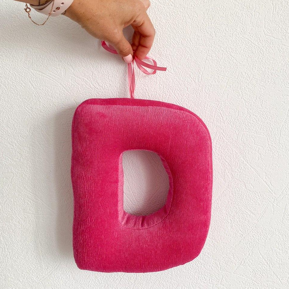 Soft Velvet Letter Pillow, Letter Cushion, Velvet Letter Pi Inspire