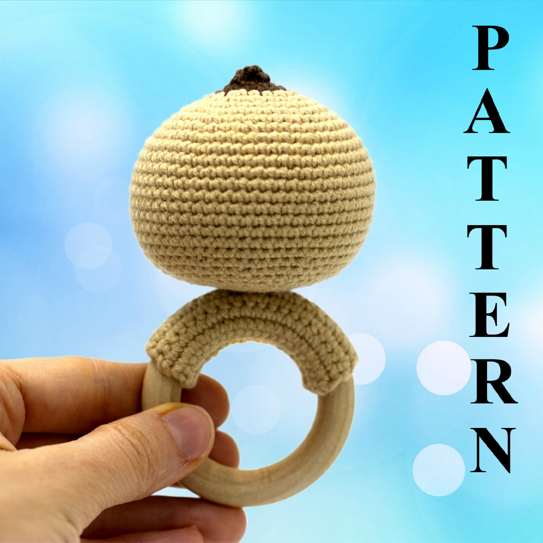 Breast crochet pattern crochet breast teetherrattle Inspire