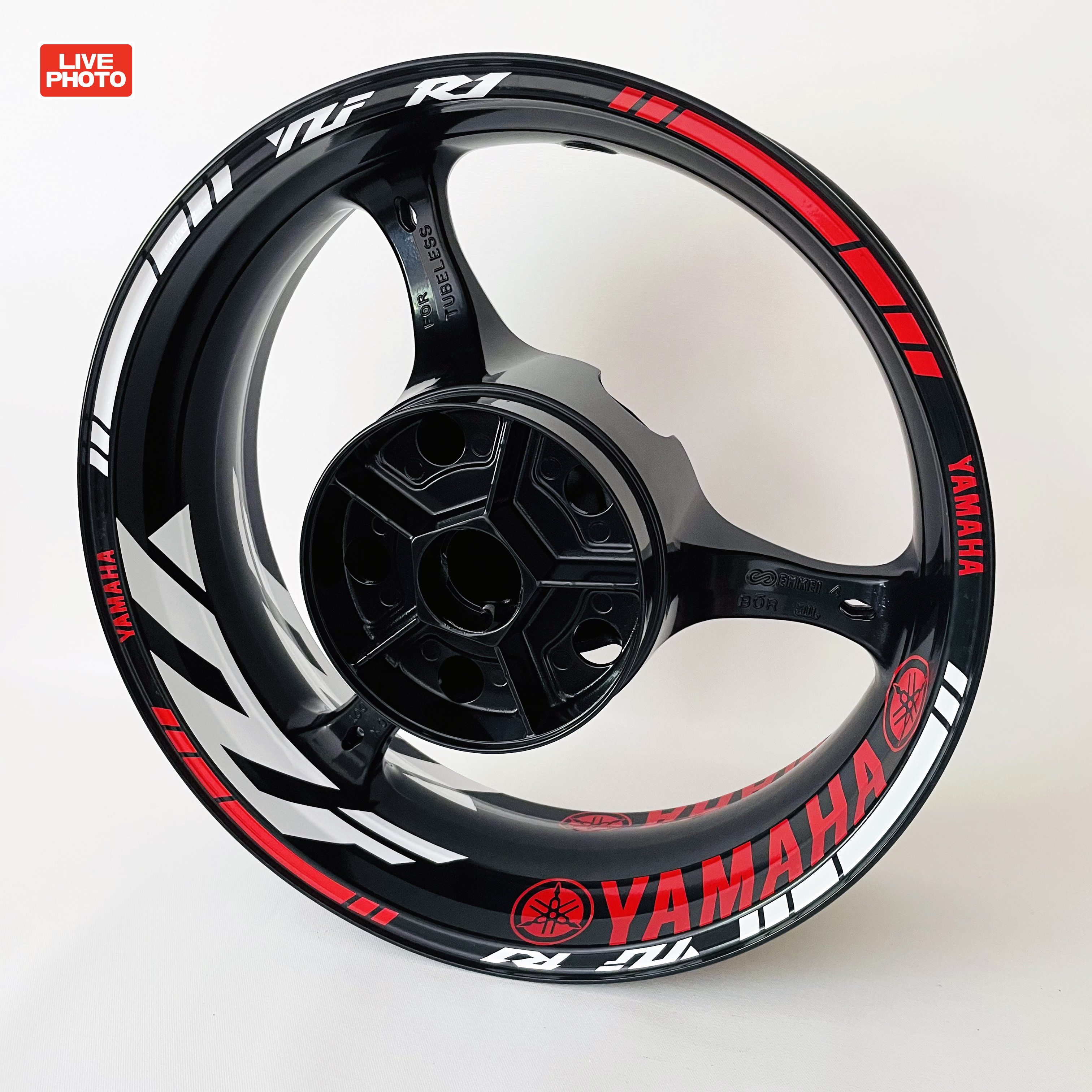 Yamaha R1 wheel stickers rim tape Yamaha YZF-R1 rim decal yz - Inspire ...