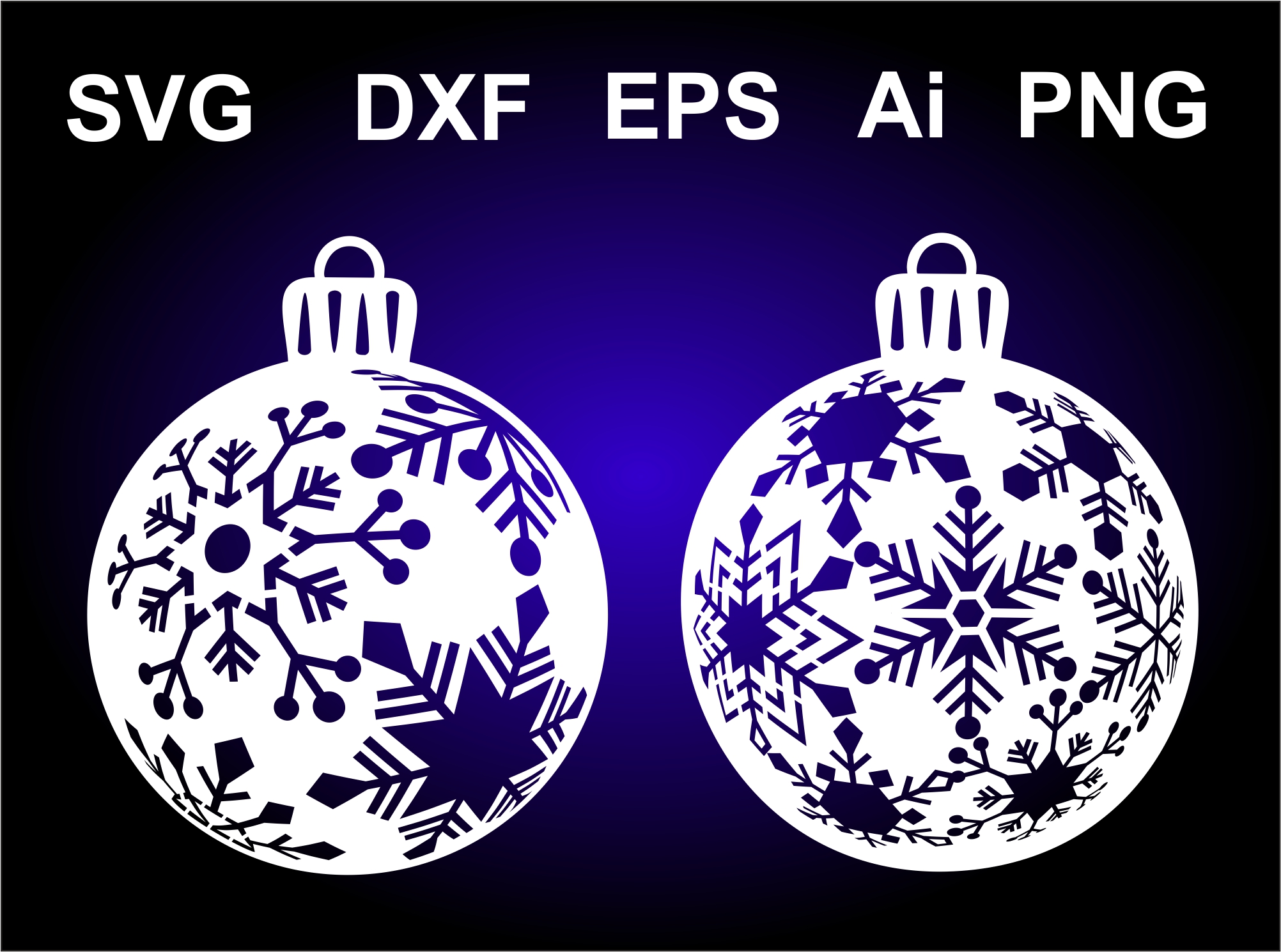 Christmas Ball Svg - Inspire Uplift