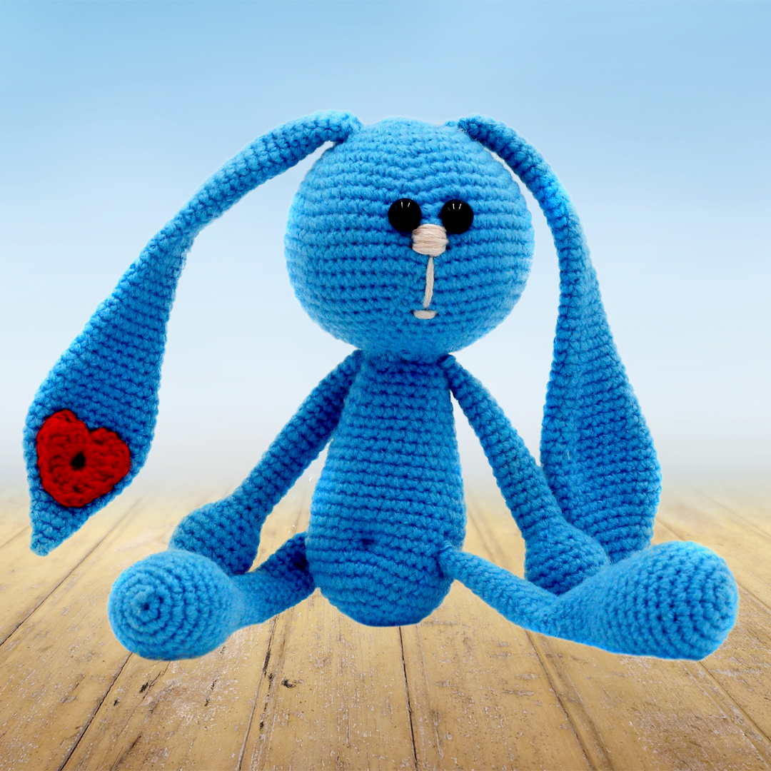 Bunny with long legs, stuffed animal toy, Easter bunny, firs Inspire