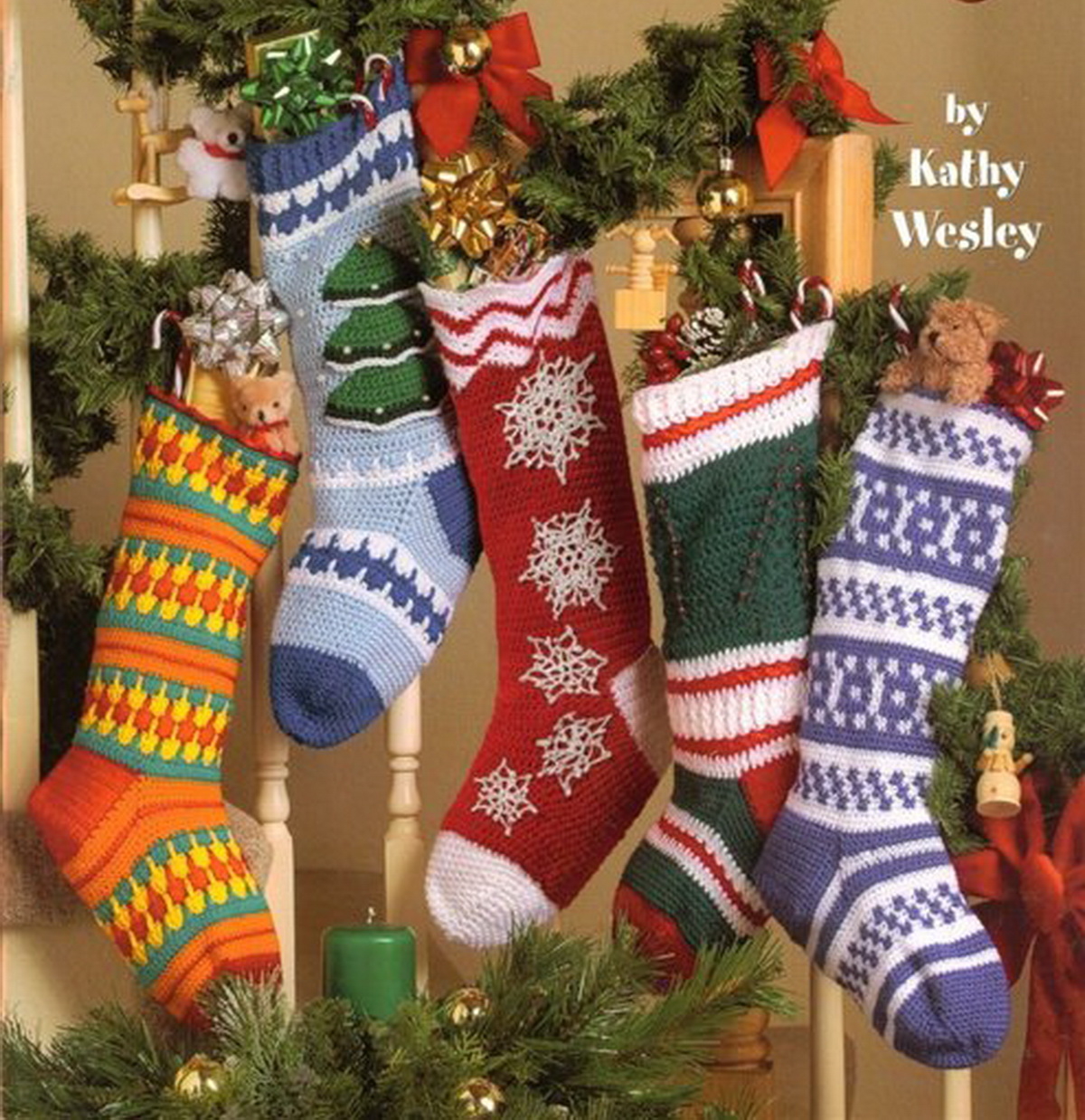 Christmas Stocking Vintage Crochet Pattern PDF | Inspire Uplift