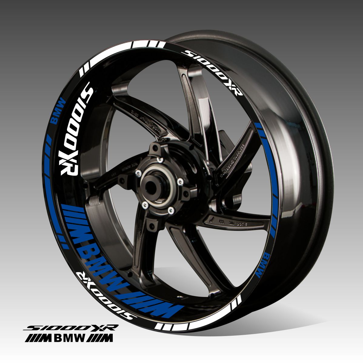 Bmw S1000 XR wheel stickers motorcycle decals BMW rim stripe Inspire