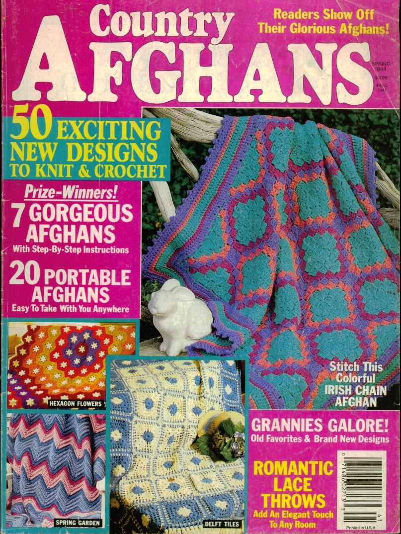 Digital Vintage Knit Crochet Pattern Afghans Plaid Cou Inspire