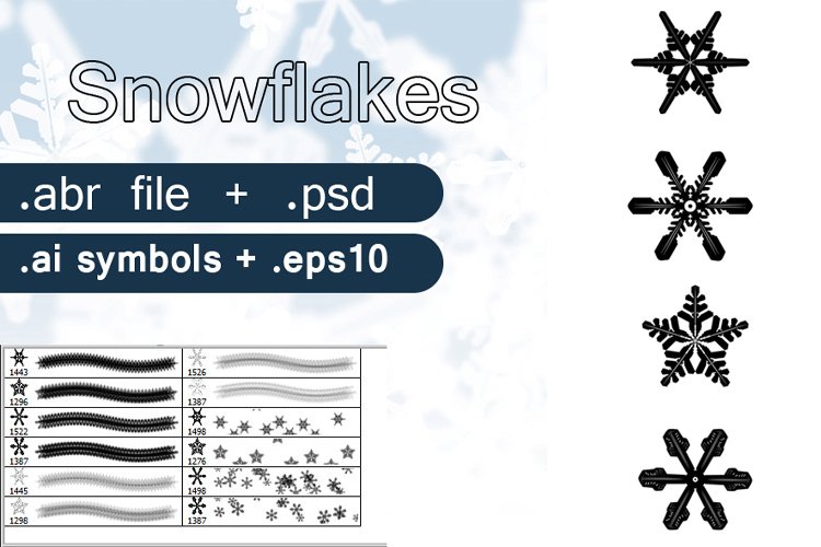 Vector Decorative Snowflakes | Inspire Uplift