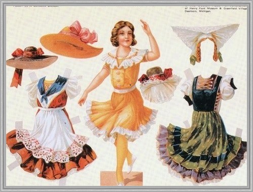 Digital - Vintage Paper Doll - Paper Doll National German Da | Inspire ...