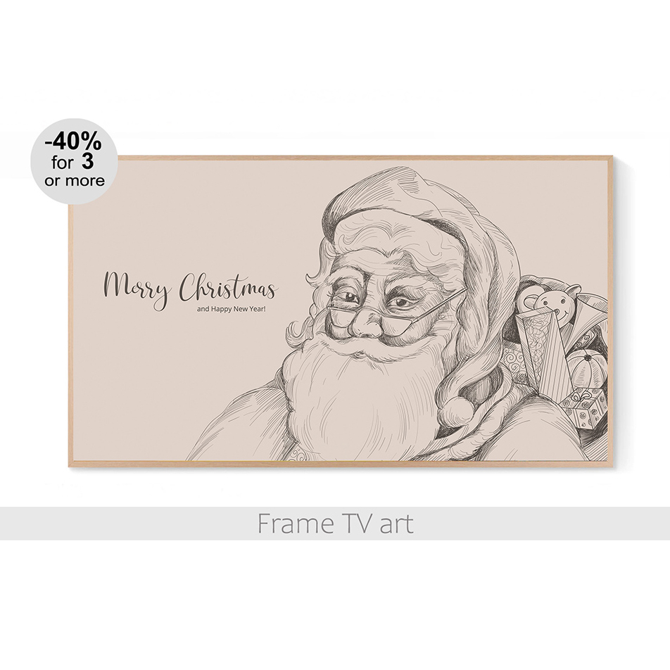 Frame Tv Art Santa Claus Samsung Frame Tv Art Christmas Fr Inspire