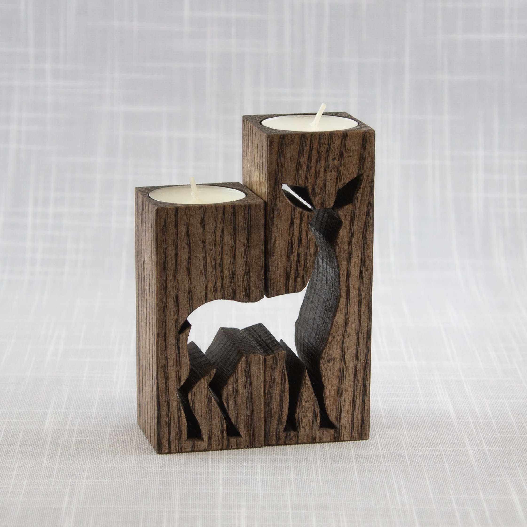Tealight candle holder "Deer" Christmas gift decor ideas Inspire Uplift