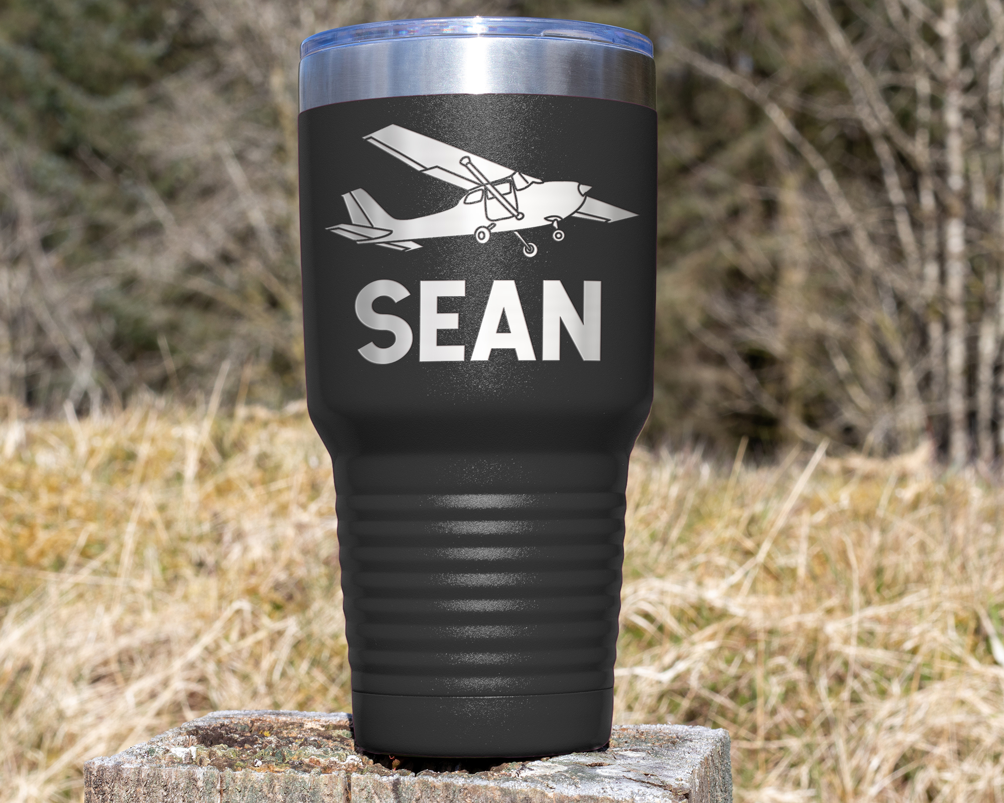 Personalized airplane tumbler Aviation gifts Pilot gift Airl Inspire Uplift