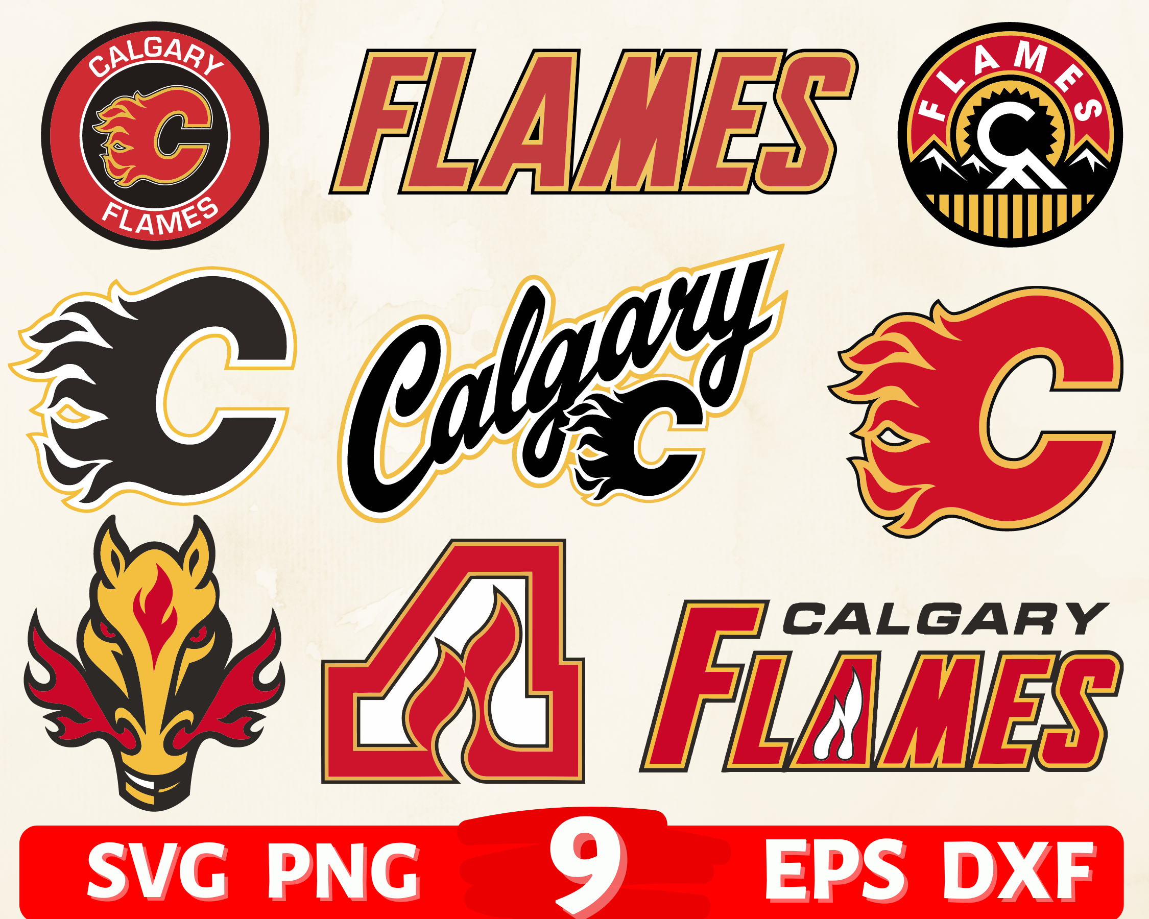 Digital Download, Calgary Flames logo, Calgary Flames svg, C | Inspire ...