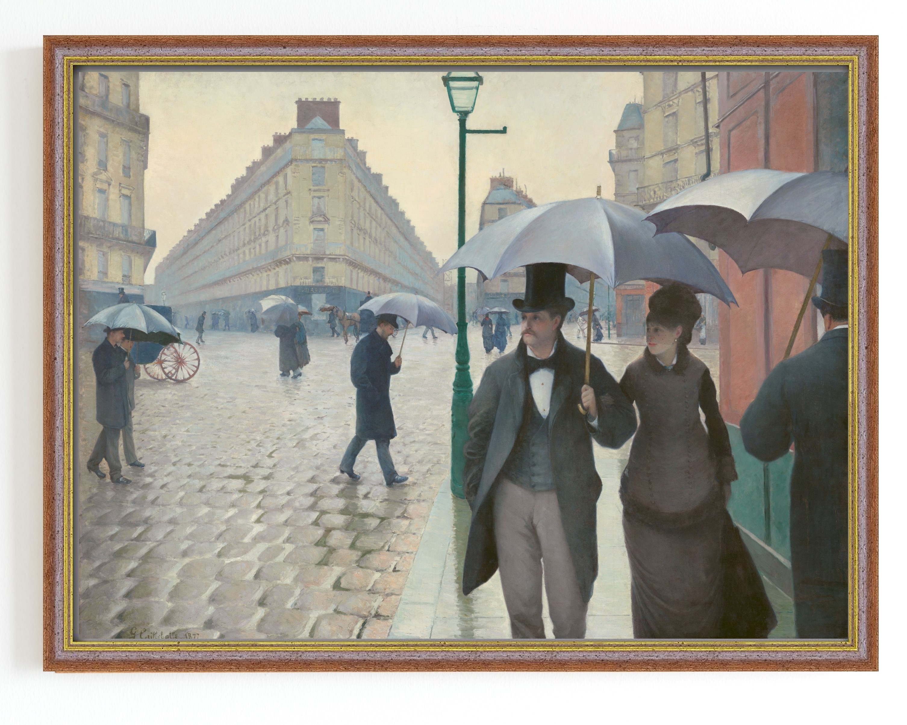 CANVAS ART PRINT | Paris Street Painting | Vintage Art Print | Inspire ...