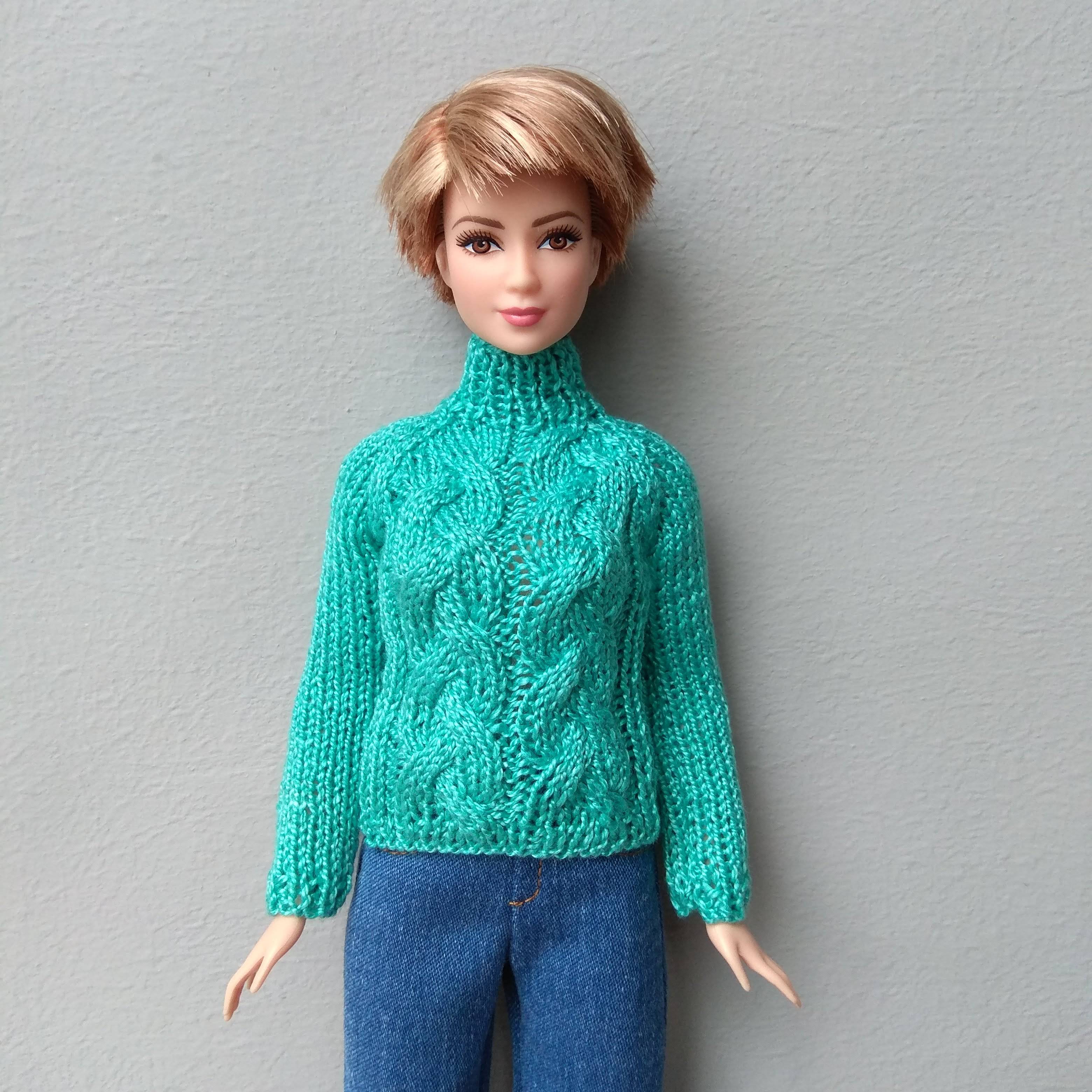 Barbie doll clothes 24 COLORS turtleneck Inspire Uplift