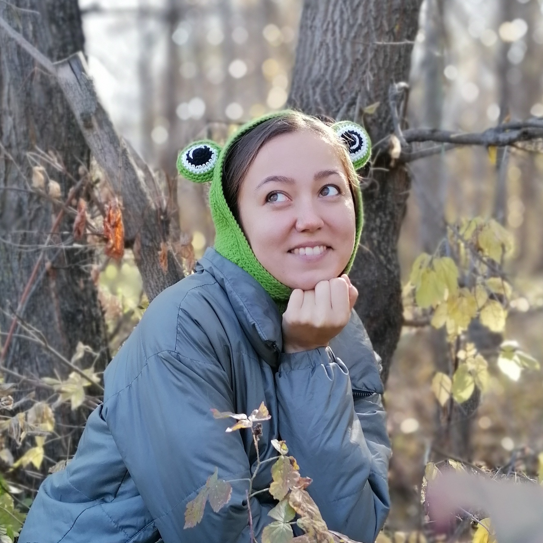 Cute frog balaclava, balaclava, crochet hat Inspire Uplift