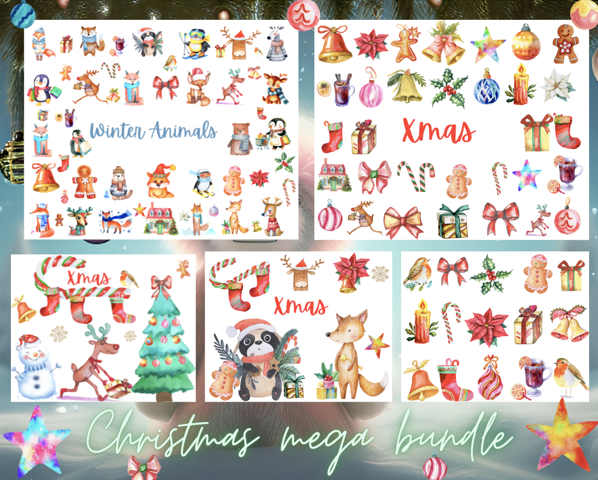 Big Christmas Clipart 116 png files, Christmas Animals Clipa | Inspire ...