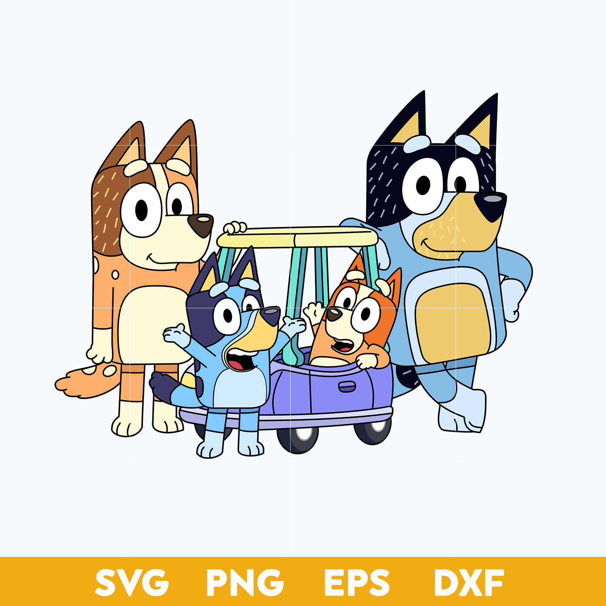 Bluey And Bingo Characters Svg Bluey Svg Cartoon Svg Digital Forum 