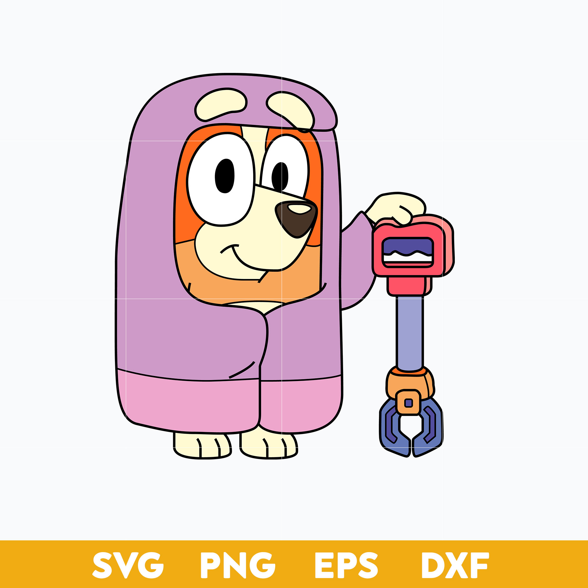 Granny Rita SVG Bluey SVG Cartoon SVG PNG DXF EPS File Inspire Uplift