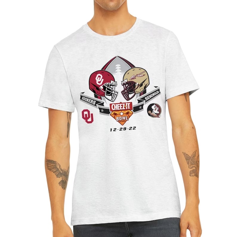 2022 CheezIt Bowl 2Team Shirt, 2022 CheezIt Bowl Sooners Inspire