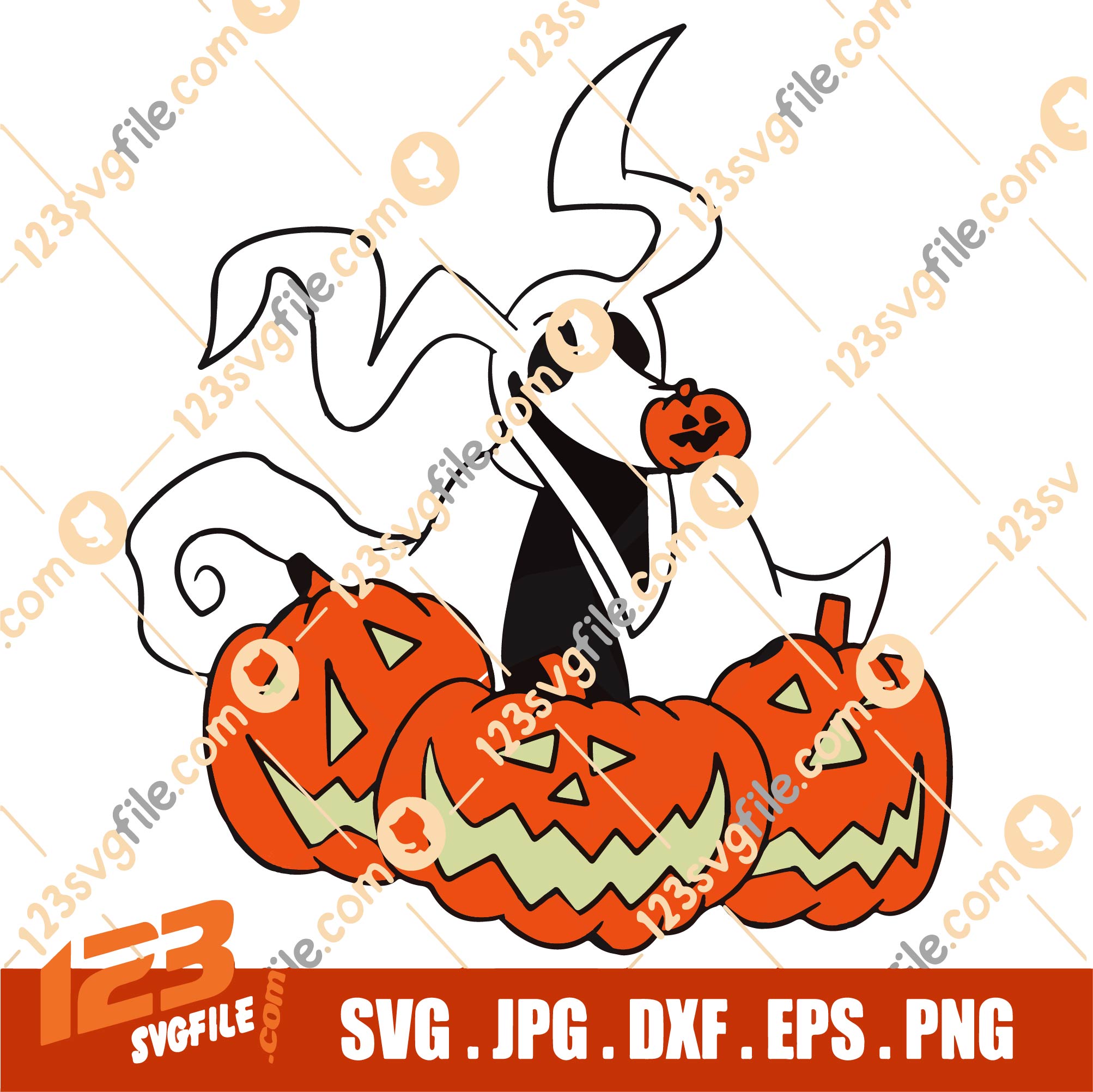 Zero Pumpkin Svg, Zero Halloween Svg, Zero Pumpkin Nose Svg Inspire
