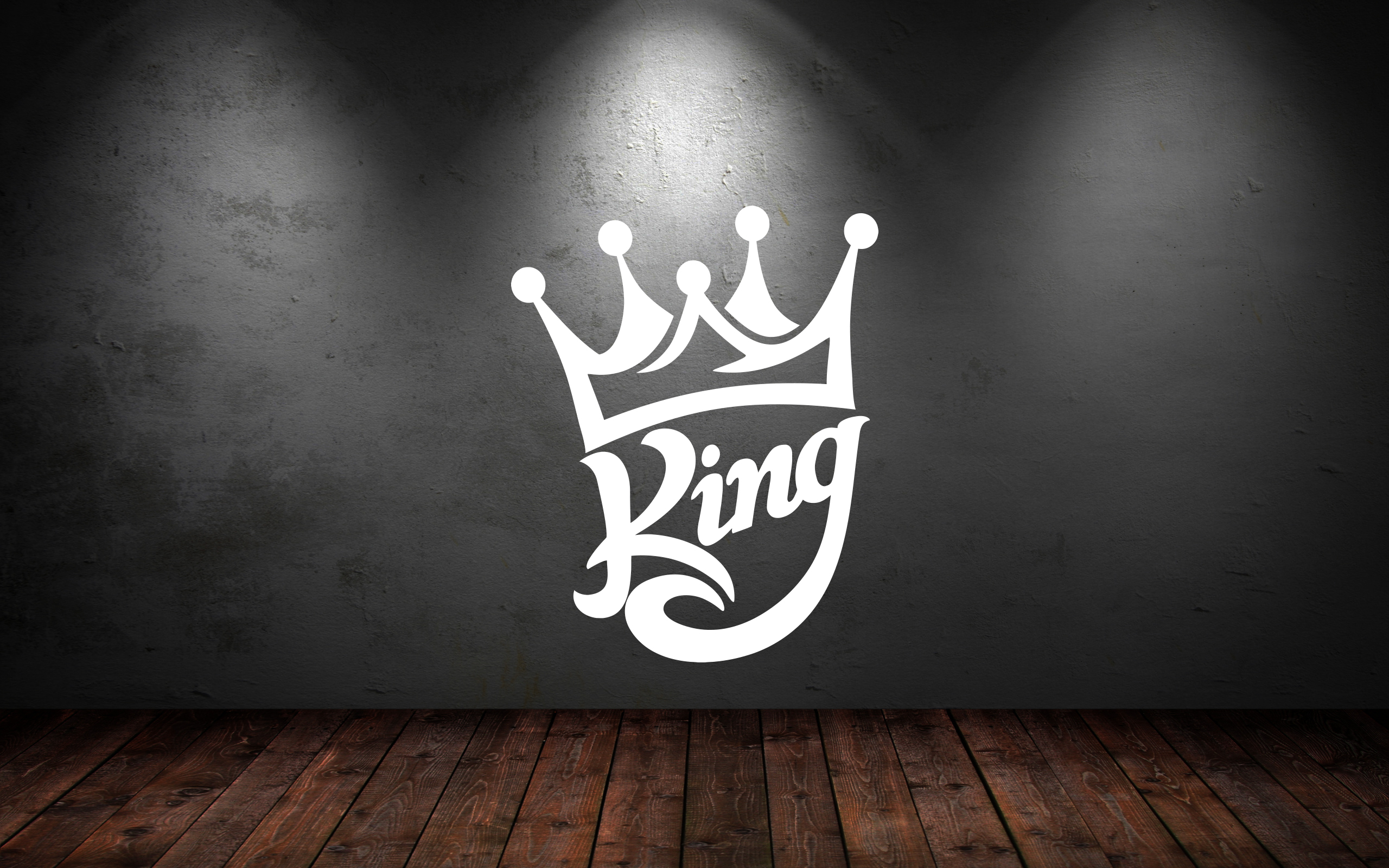 King Sticker Crown King Wall Sticker Vinyl Decal Mural Art D - Inspire ...