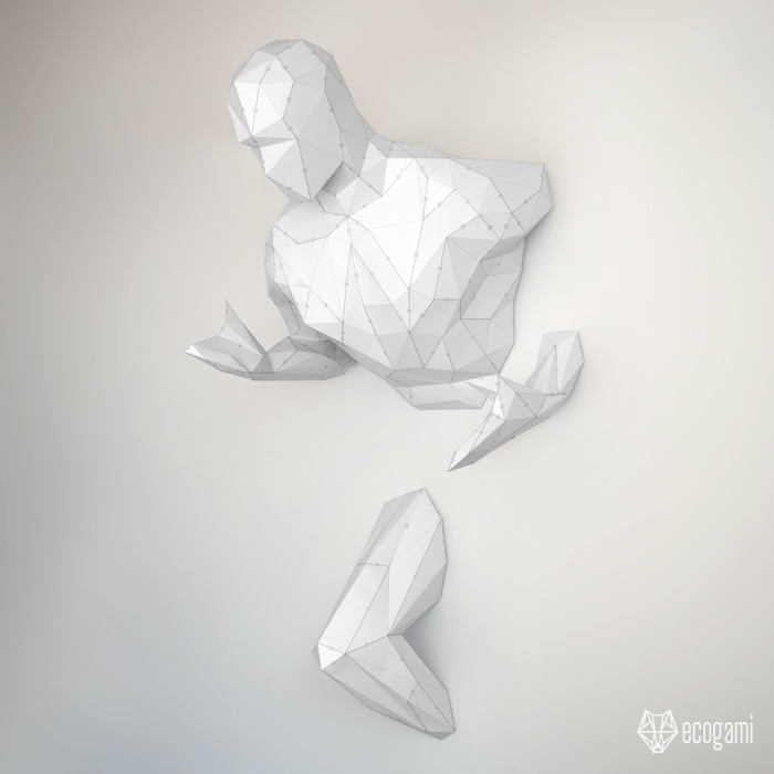 Running man papercraft - Inspire Uplift