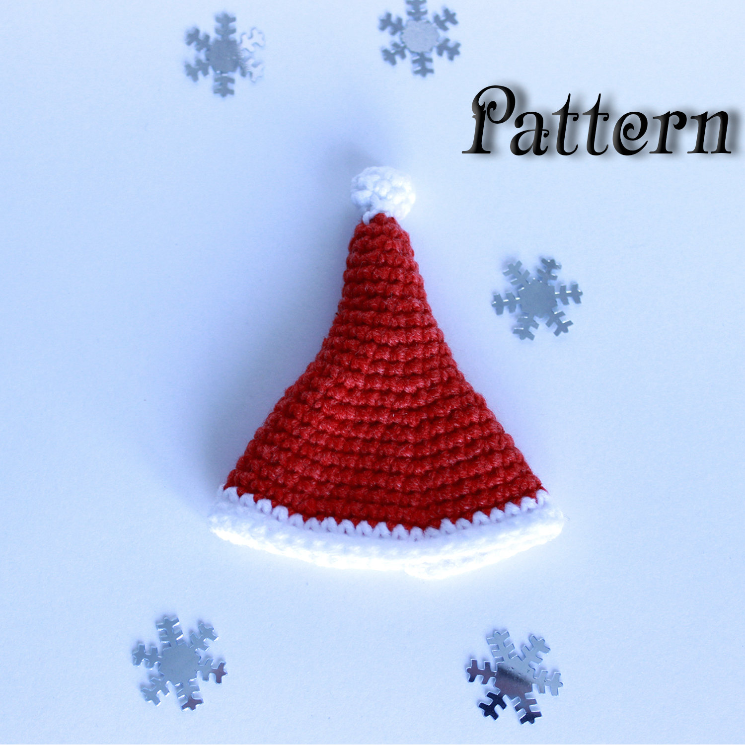 Easy crochet pattern Santa hat for toy | Inspire Uplift
