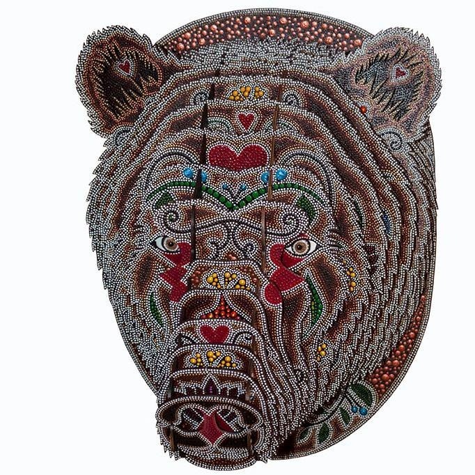 Digital Template Cnc Router Files Cnc Bear Head Files for Wo - Inspire ...