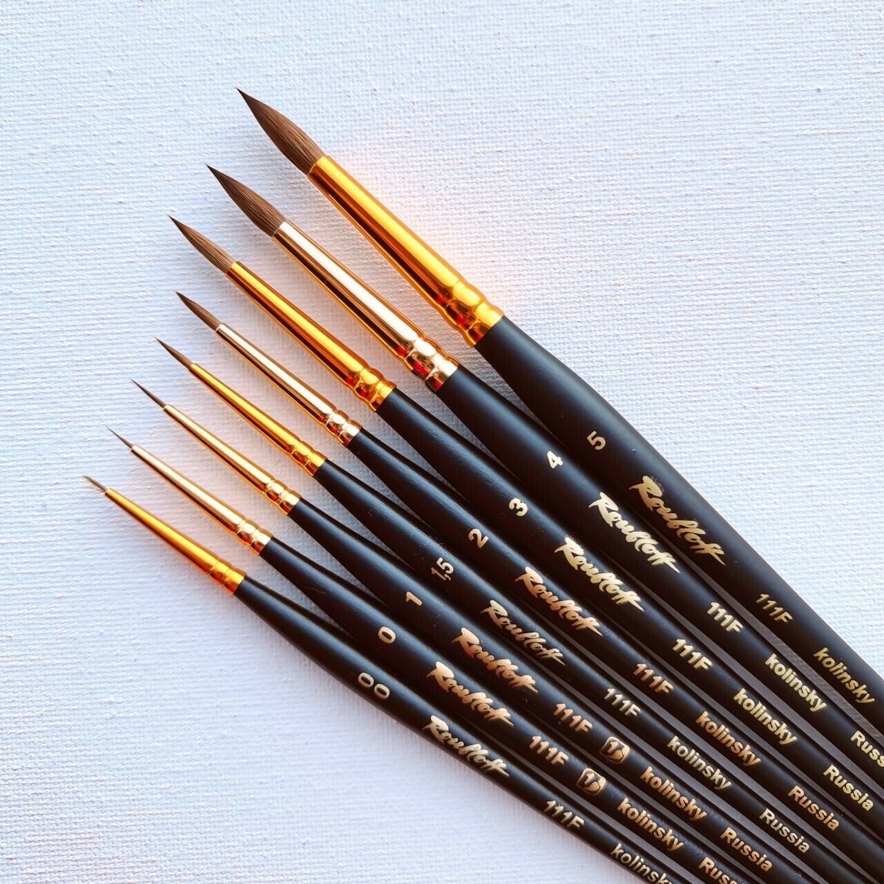 Mmirethe 24 Pieces Professional Paint Brush Set Gouache Acrylic Oil Painting Brushes Style A - View #9