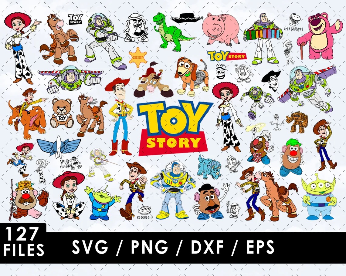 Toy Story Svg Files, Toy Story Png Images, Toy Story Clipart Inspire Uplift